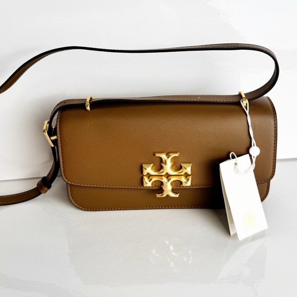 Tory Burch Women's Small Eleanor Wide Convertible Shoulder Bag - Moose - Picture 2 of 10